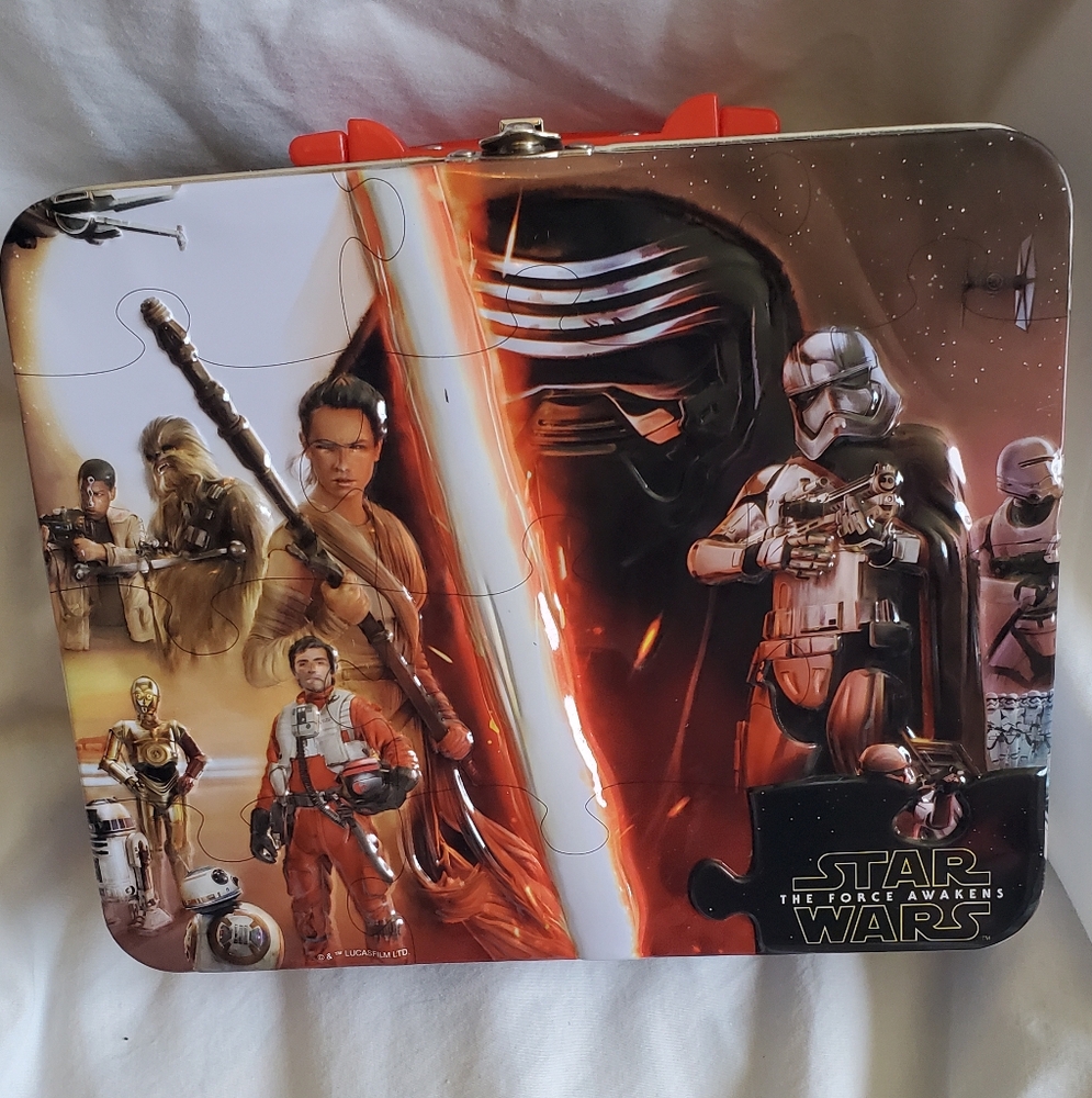 Star Wars The Force Awakens Embossex Metal Lunch Box 100 Piece Puzzle (Sealed)